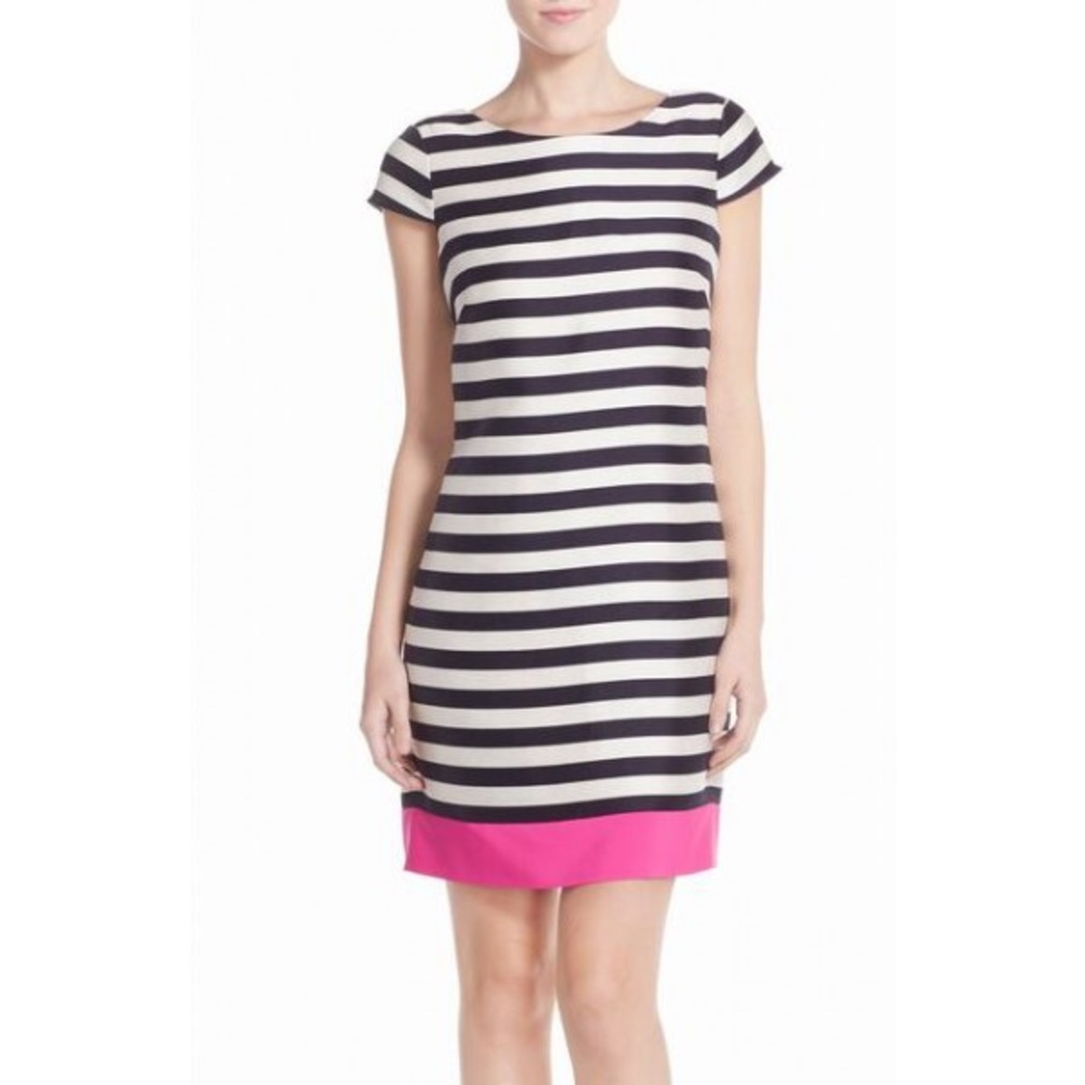 Eliza J Stripe Woven Shift Dress